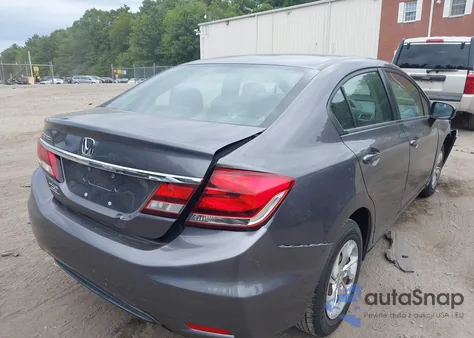 2015 Honda Civic Lx z USA, uszkodzony, nr VIN 19XFB2F54FE249811